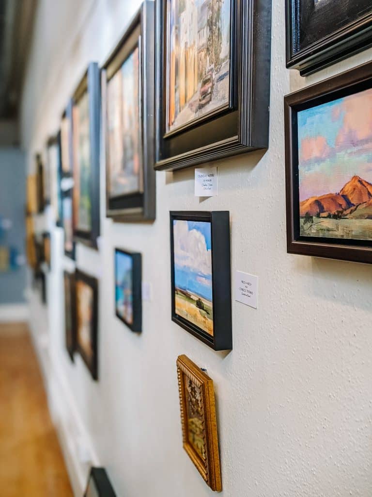 Exploring the Belleza Fine Art Gallery in Bisbee City Arizona. This local art galleries display beautiful paintings that capture the stunning landscapes and unique charm of the area.