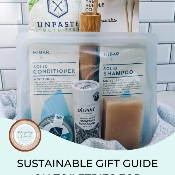 Sustainable gift guide on toiletries