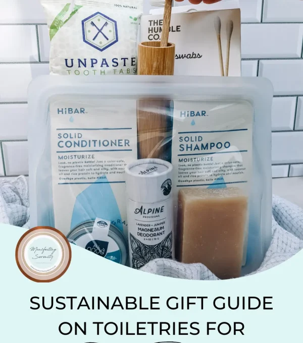 Sustainable gift guide on toiletries