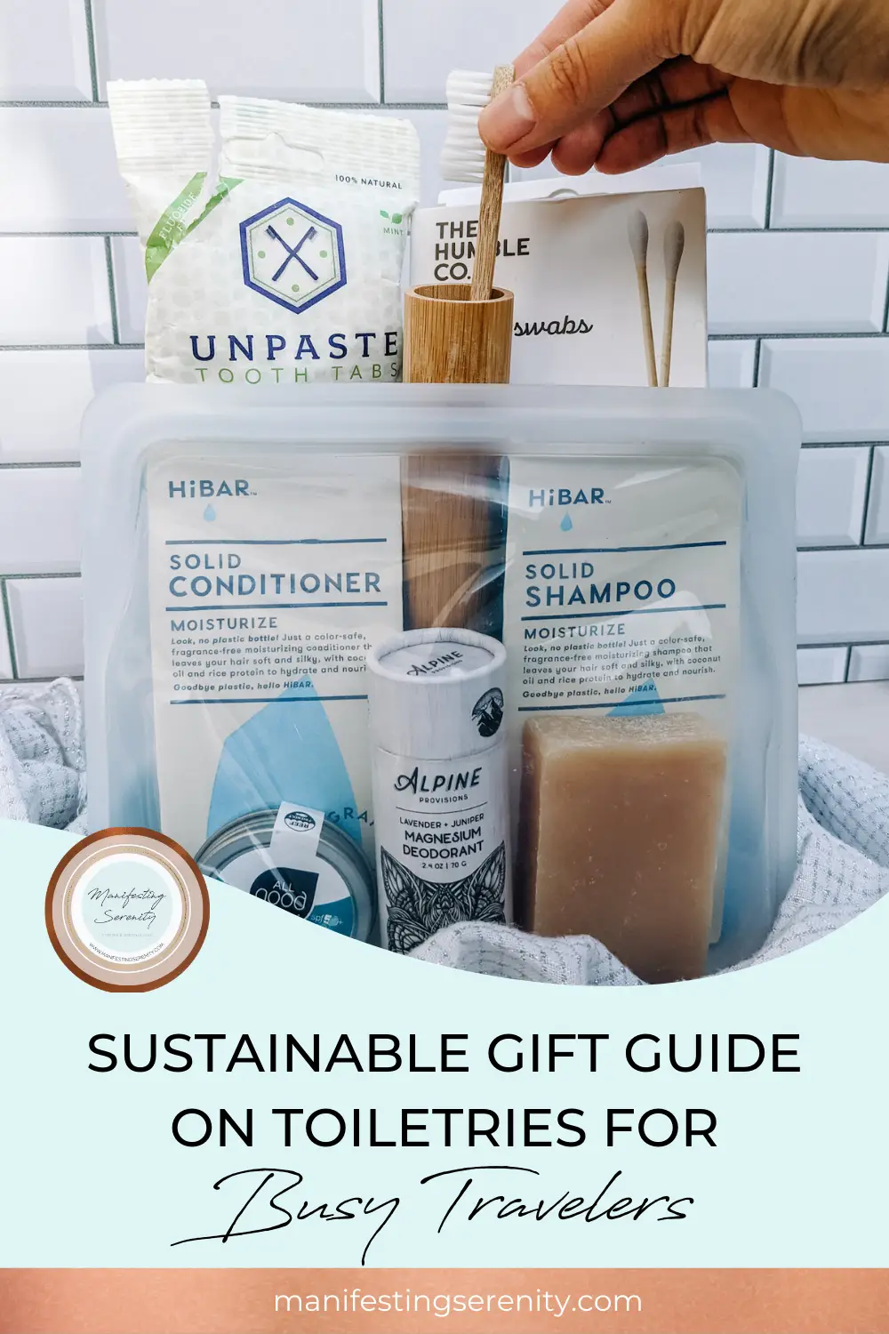 Sustainable gift guide on toiletries