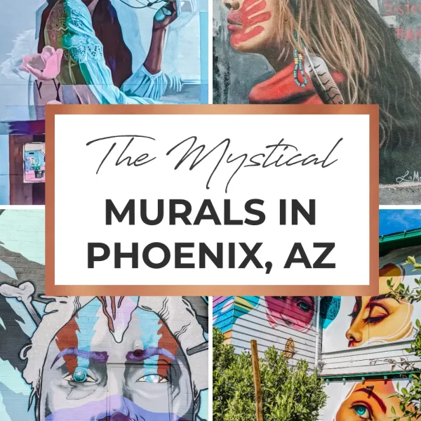 A colorful murals in Phoenix, capturing the vibrant art scene of the city. The mural adds a unique touch to the urban landscape, reflecting the creativity and culture of Phoenix.