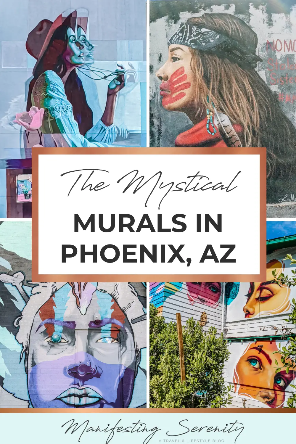 A colorful murals in Phoenix, capturing the vibrant art scene of the city. The mural adds a unique touch to the urban landscape, reflecting the creativity and culture of Phoenix.