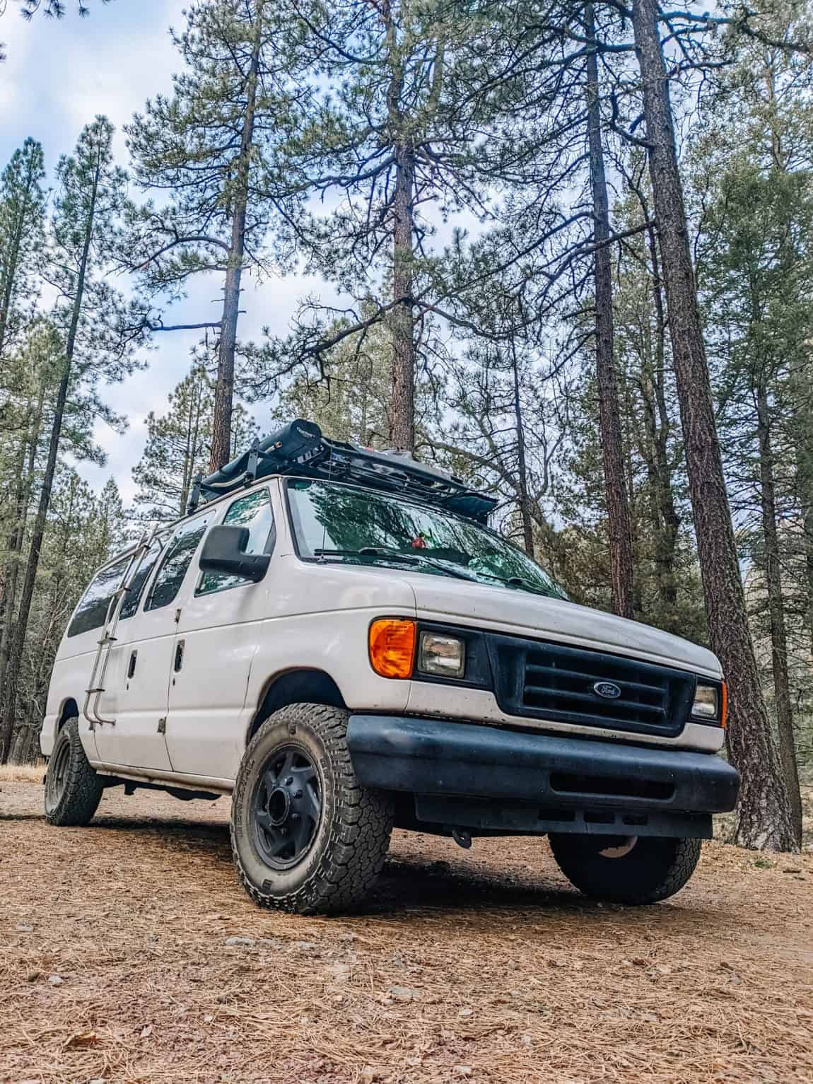 Living in off road camping van