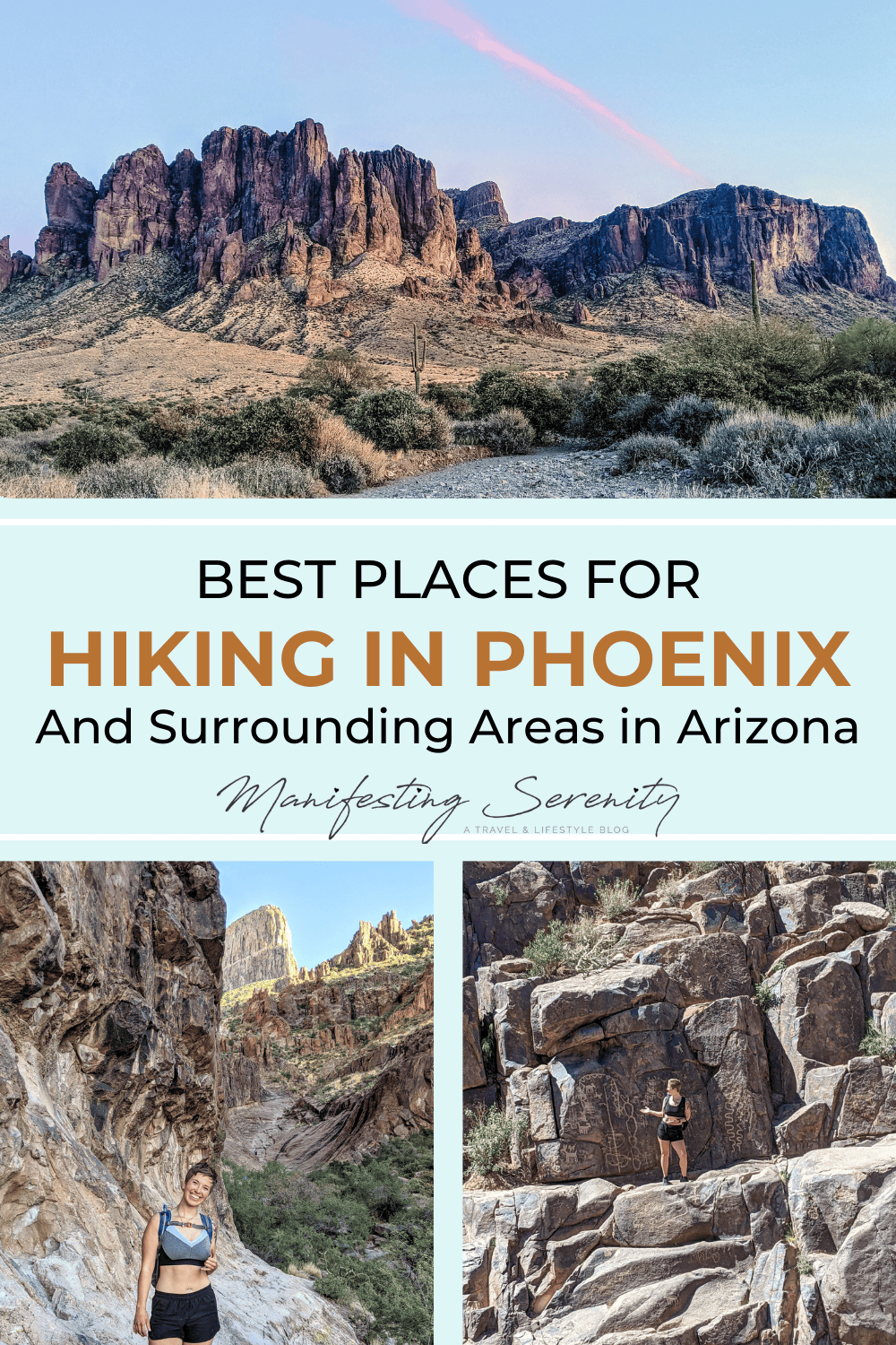 Hiking in Phoenix and surrounding areas in Arizona