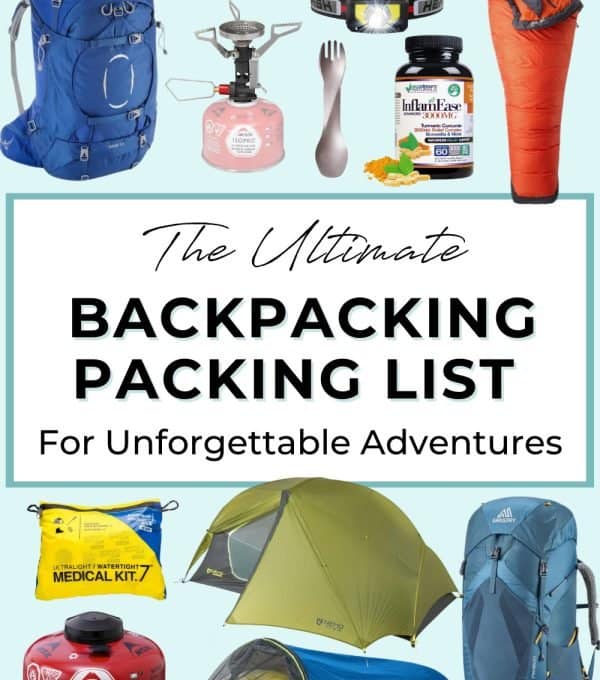 Check out the ultimate backpacking packing list article that I've put together!